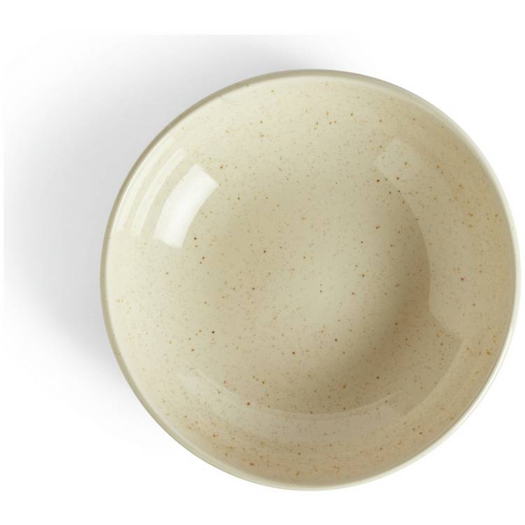 Habitat stoneware pasta bowls set of 4 natural - British product