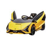 Argos Hyper Lamborghini Sian 12V Powered Ride-On Car - Yellow- Buy online at McGrocer