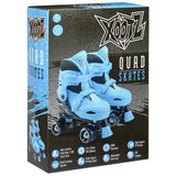 Xootz adjustable quad skates black and blue - British product