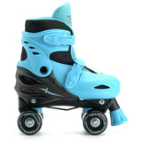 Xootz adjustable quad skates black and blue - British product
