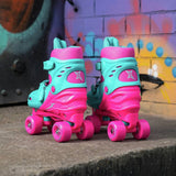 Xootz pink quad skates adjustable, imported from the UK