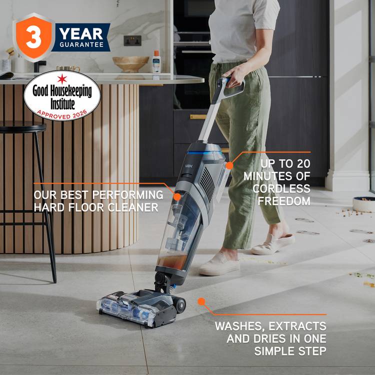 Vax Glide 2 cordless wet dry vacuum cleaner - British product