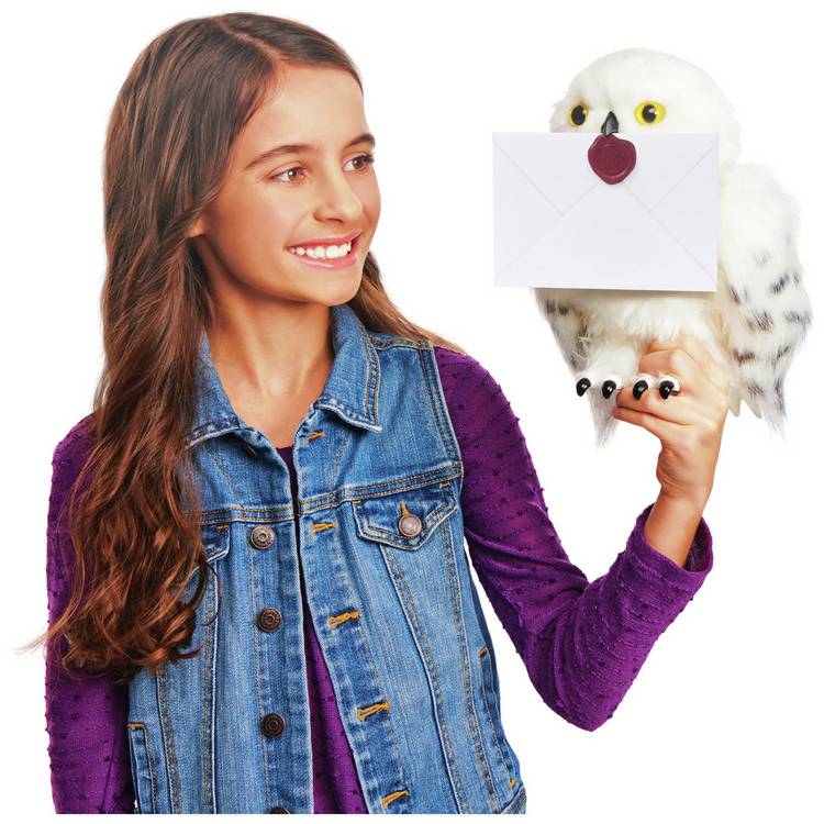 Wizarding World Harry Potter Hedwig interactive plush owl, imported from the UK