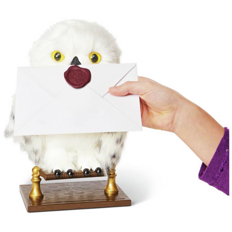 Wizarding World Harry Potter Hedwig interactive plush owl, imported from the UK