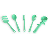 Casdon toy pan set with realistic cookware, UK version