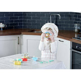 Casdon toy pan set with realistic cookware, UK version