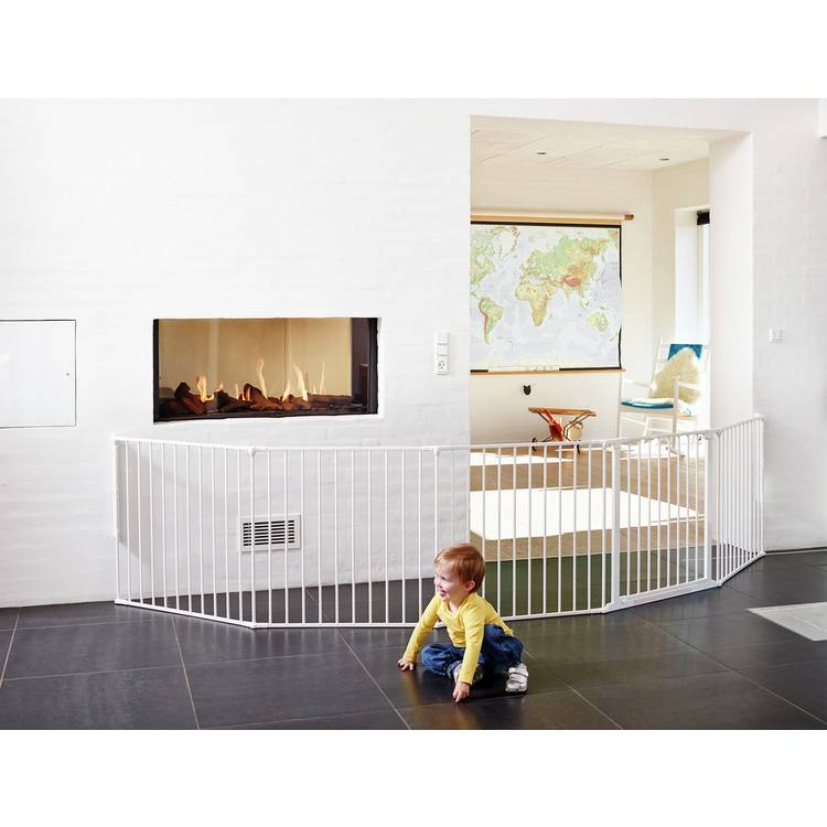 BabyDan room divider safety gate white XXL (British brand)