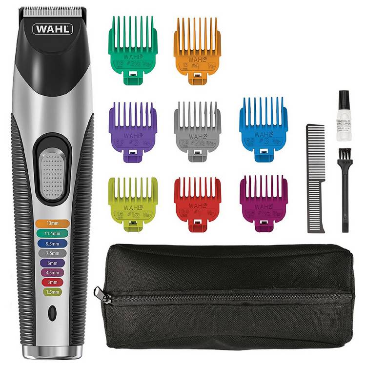 Wahl Colour Trim stubble beard trimmer with colour combs, UK version