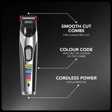 Wahl Colour Trim stubble beard trimmer with colour combs, UK version