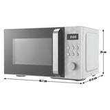 De'Longhi combination microwave white 23L, imported from the UK