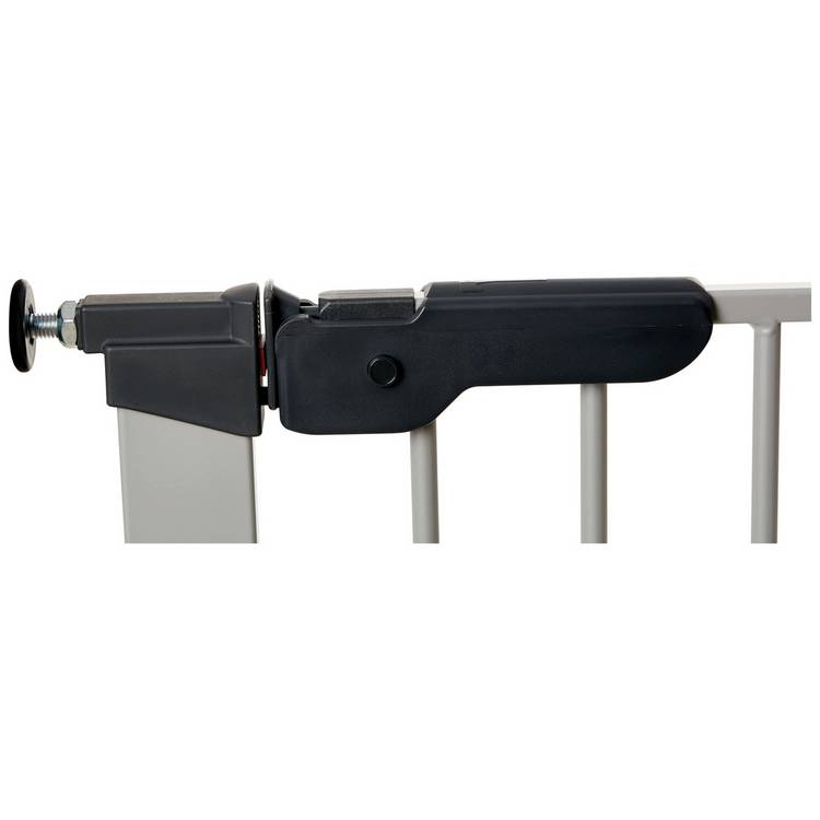 BabyDan Premier Wide Safety Gate silver 73.5-106.3cm, imported from the UK