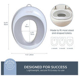 Dreambaby contoured potty seat step stool bundle grey, imported from the UK