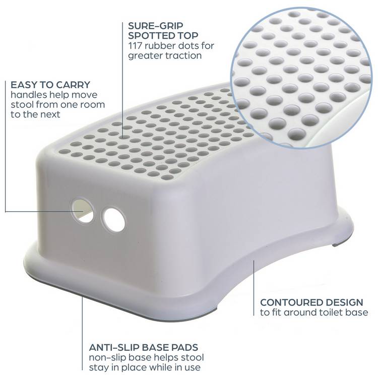 Dreambaby contoured potty seat step stool bundle grey, imported from the UK