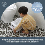 Dreambaby contoured potty seat step stool bundle grey, imported from the UK