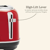 Haden red 4 slice toaster, imported from the UK