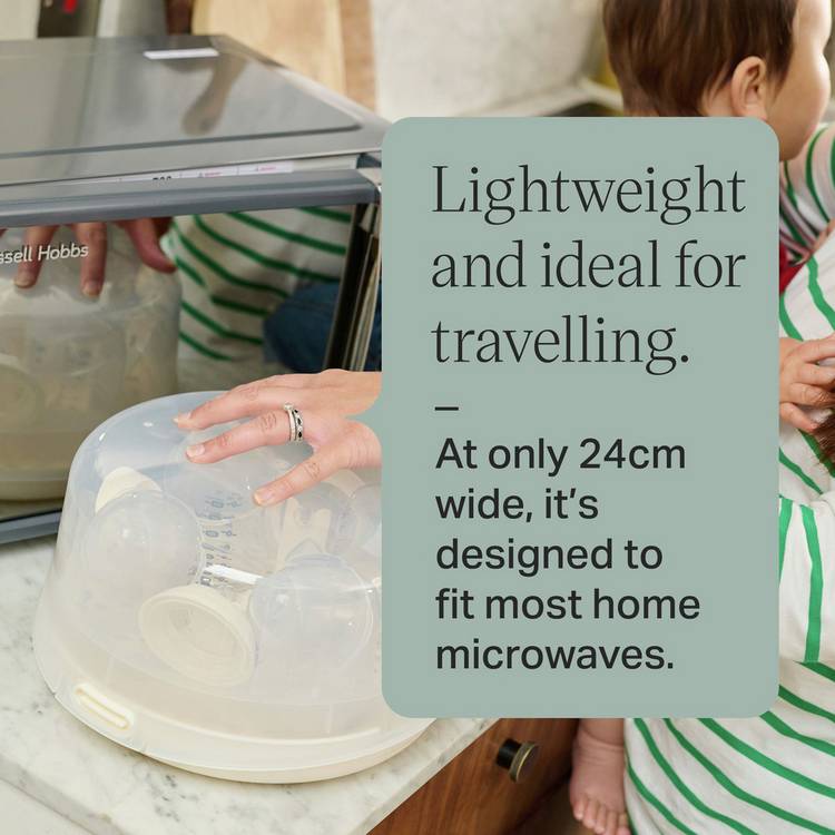 Tommee Tippee baby bottle microwave steriliser, UK version