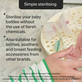 Tommee Tippee baby bottle microwave steriliser, UK version
