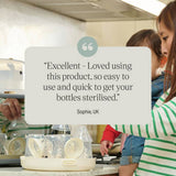 Tommee Tippee baby bottle microwave steriliser, UK version