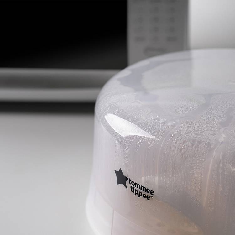 Tommee Tippee baby bottle microwave steriliser, UK version