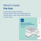 MAM Bottle & Microwave Steriliser Set grey, imported from the UK