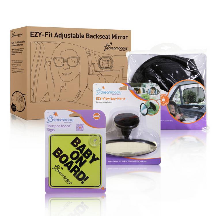 Dreambaby 5-piece car travel safety kit - British product