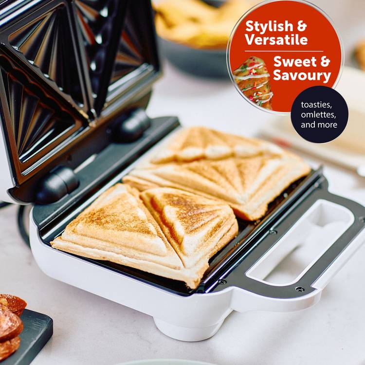 Breville white deep fill 2 portion sandwich toaster (British brand)