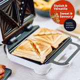 Breville white deep fill 2 portion sandwich toaster (British brand)