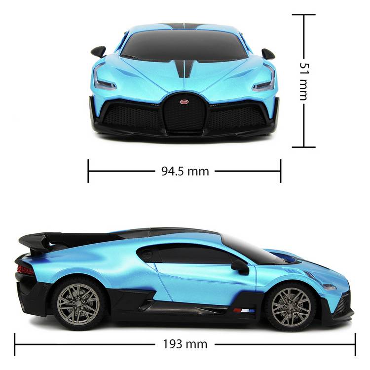 CMJ Bugatti Divo RC car 1:24 scale (British brand)