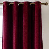 Argos Habitat Chenille Blackout Eyelet Curtains Berry 117x137cm- Buy online at McGrocer