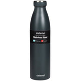 Sistema Hydrate multicolour stainless steel bottle 750ml, UK version