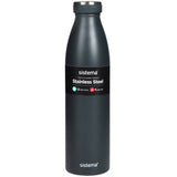Sistema Hydrate multicolour stainless steel bottle 750ml, UK version