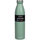 Sistema Hydrate multicolour stainless steel bottle 750ml, UK version