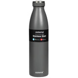 Sistema Hydrate multicolour stainless steel bottle 750ml, UK version