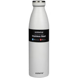 Sistema Hydrate multicolour stainless steel bottle 750ml, UK version