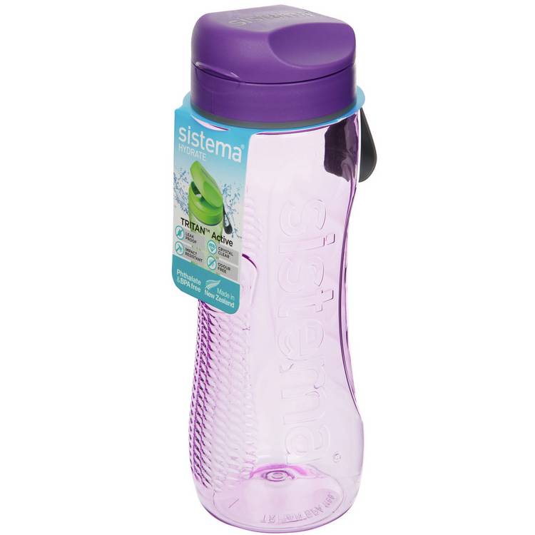 Sistema Hydrate Tritan Active bottle 800ml, imported from the UK