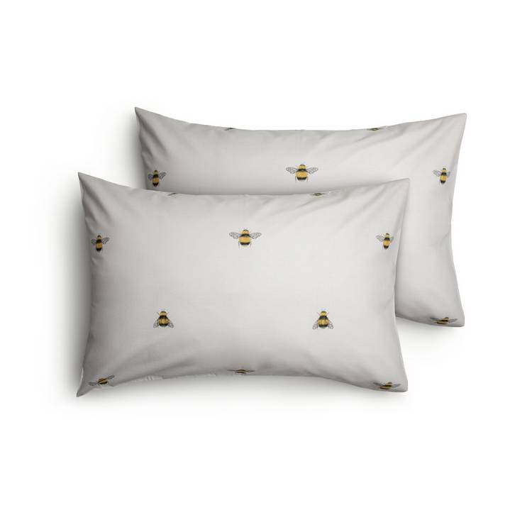 Argos Home bee housewife pillowcase pair (British brand)