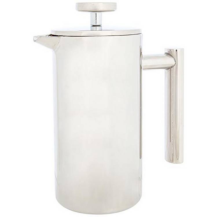 Habitat 3 cup double walled cafetiere silver, imported from the UK