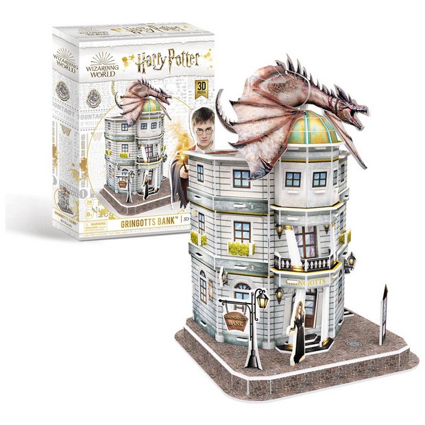 Harry Potter 3D puzzle Gringotts Bank model kit (British brand)