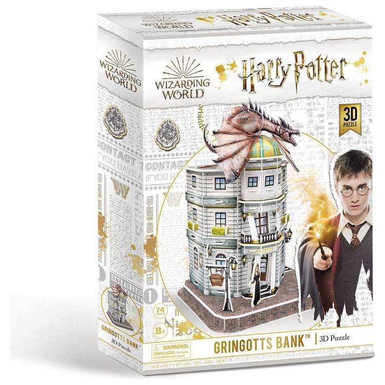 Harry Potter 3D puzzle Gringotts Bank model kit (British brand)