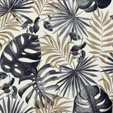 Arthouse wallpaper black and gold palm design 53cm x 10.05m, imported from the UK
