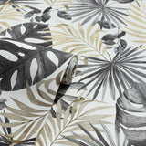 Arthouse wallpaper black and gold palm design 53cm x 10.05m, imported from the UK