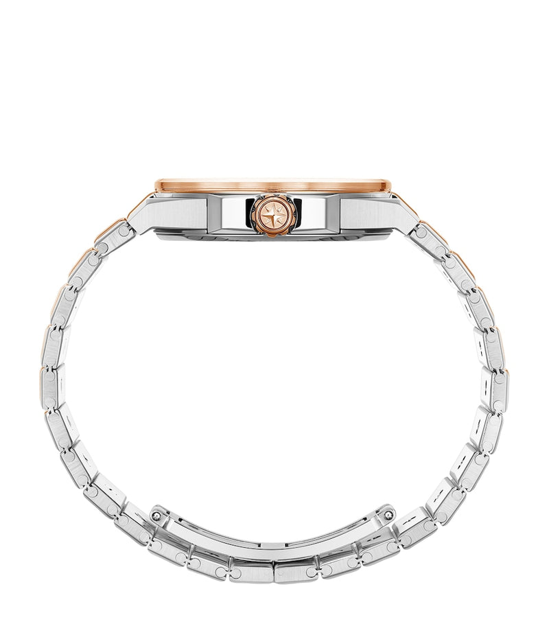 Chopard Alpine Eagle rose gold stainless steel diamond watch 33mm, imported from the UK
