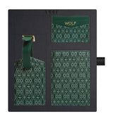Harrods WOLF Signature Passport Holder, Card Holder and Luggage Tag Gift Set- Buy online at McGrocer