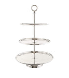Greggio Silver-Plated Georgian 3-Tier Cake Stand
