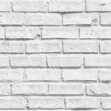 Arthouse Brick White Wallpaper 53cm x 10.05m (British brand)