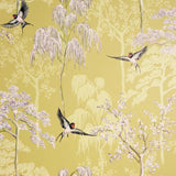 Arthouse Japanese Garden wallpaper ochre yellow (British brand)