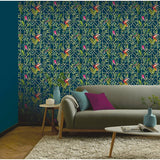 Arthouse tropical navy wallpaper 53cm x 10m, UK version