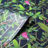 Arthouse tropical navy wallpaper 53cm x 10m, UK version