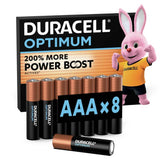 Argos Duracell Optimum Alkaline AAA Batteries - Pack of 8- Buy online at McGrocer