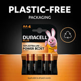 Duracell Plus AA alkaline batteries pack of 12 - British product